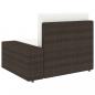 Preview: 6-tlg. Garten-Lounge-Set Poly Rattan Braun