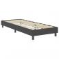 Preview: Boxspringbett Dunkelgrau Stoff 80x200 cm