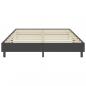 Preview: Boxspringbett Dunkelgrau Stoff 180x200 cm