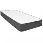 Preview: Boxspringbett Dunkelgrau Stoff 200x200 cm