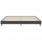 Preview: Boxspringbett Dunkelgrau Stoff 200x200 cm