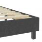 Preview: Boxspringbett Dunkelgrau Stoff 200x200 cm