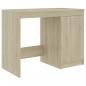 Preview: Schreibtisch Sonoma-Eiche 140x50x76 cm Holzwerkstoff