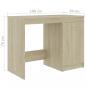 Preview: Schreibtisch Sonoma-Eiche 140x50x76 cm Holzwerkstoff