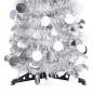 Preview: Künstlicher Pop-Up-Weihnachtsbaum Silber 120 cm PET