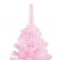 Preview: Künstlicher Weihnachtsbaum mit Ständer Rosa 150 cm PVC