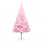 Preview: ARDEBO.de - Künstlicher Weihnachtsbaum mit Ständer Rosa 180 cm PVC