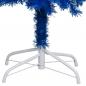 Preview: Künstlicher Weihnachtsbaum mit Ständer Blau 150 cm PVC