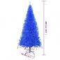 Preview: Künstlicher Weihnachtsbaum mit Ständer Blau 180 cm PVC