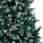 Preview: Künstlicher Weihnachtsbaum mit Zapfen und Schnee 210 cm