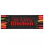 Preview: Küchenbodenmatte Waschbar Hot&Spicy 60x180 cm
