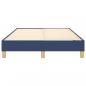 Preview: Boxspringbett Blau 120x200 cm Stoff