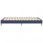 Preview: Boxspringbett Blau 120x200 cm Stoff