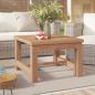 Preview: ARDEBO.de - Couchtisch 45x45x30 cm Massivholz Teak