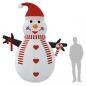 Preview: Aufblasbarer Schneemann mit LEDs 360 cm