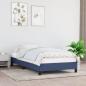 Preview: ARDEBO.de - Bettgestell Blau 90x190 cm Stoff