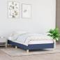 Preview: ARDEBO.de - Bettgestell Blau 90x190 cm Stoff