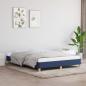 Preview: ARDEBO.de - Bettgestell Blau 140x200 cm Stoff