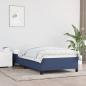 Preview: ARDEBO.de - Bettgestell Blau 80x200 cm Stoff