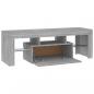 Preview: TV-Schrank mit LED-Leuchten Grau Sonoma 120x35x40 cm