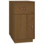 Preview: Schreibtisch-Schrank Honigbraun 40x50x75 cm Massivholz Kiefer