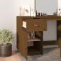 Preview: Schreibtisch-Schrank Honigbraun 40x50x75 cm Massivholz Kiefer