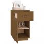 Preview: Schreibtisch-Schrank Honigbraun 40x50x75 cm Massivholz Kiefer