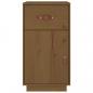 Preview: Schreibtisch-Schrank Honigbraun 40x50x75 cm Massivholz Kiefer