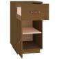 Preview: Schreibtisch-Schrank Honigbraun 40x50x75 cm Massivholz Kiefer