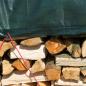 Preview: Nature Holzplane 3x4 m PE Grün 6072418 