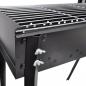 Preview: BBQ Grill Säulengrill Standgrill Kohlegrill Barbeque Quadratisch