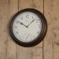 Preview: Esschert Design Bahnhofsuhr mit Thermometer 30,5 cm TF007