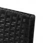 Preview: 3-tlg. Garten-Lounge-Set mit Kissen Poly-Rattan Schwarz