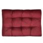 Preview: Palettenkissen Weinrot 120x80x12 cm Stoff