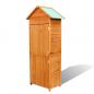 Preview: ARDEBO.de - Gartenschrank Braun 42,5x64x190 cm