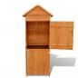 Preview: Gartenschrank Braun 42,5x64x190 cm