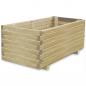 Preview: ARDEBO.de - Hochbeet 100x50x40 cm Holz Rechteckig