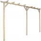 Preview: ARDEBO.de - Gartenpergola 410x40x203 cm Holz