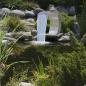 Preview: Garten-Wasserfall Pool-Fontäne Edelstahl 45x30x60 cm
