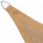 Preview: Sonnensegel HDPE Dreieckig 3,6x3,6x3,6 m Beige