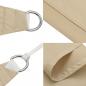 Preview: Sonnensegel Oxford-Gewebe Quadratisch 3,6x3,6 m Beige 