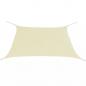 Preview: ARDEBO.de - Sonnensegel Oxford-Gewebe Quadratisch 3,6x3,6 m Creme 