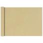 Preview: Balkonsichtschutz Oxfordgewebe 75x400 cm Beige