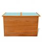 Preview: Garten-Aufbewahrungsbox 126x72x72 cm Holz