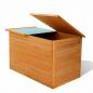 Preview: Garten-Aufbewahrungsbox 126x72x72 cm Holz