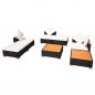 Preview: 7-tlg. Garten-Lounge-Set mit Auflagen Poly Rattan Schwarz