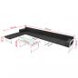 Preview: 5-tlg. Garten-Lounge-Set Textilene Aluminium Schwarz