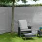 Preview: Nature Garten-Sichtschutz Zaunblende PE 1×3 m Grau