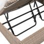 Preview: Outdoor-Sonneninsel Poly Rattan Beige