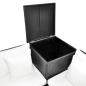 Preview: 4-tlg. Garten-Lounge-Set mit Auflagen Poly Rattan Schwarz